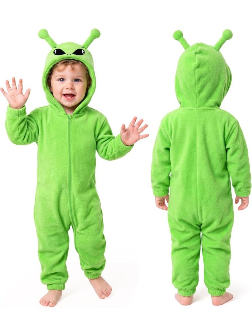 Adorable Baby Alien Costume for Toddlers - Funny Halloween Cosplay Outfit 3-24M